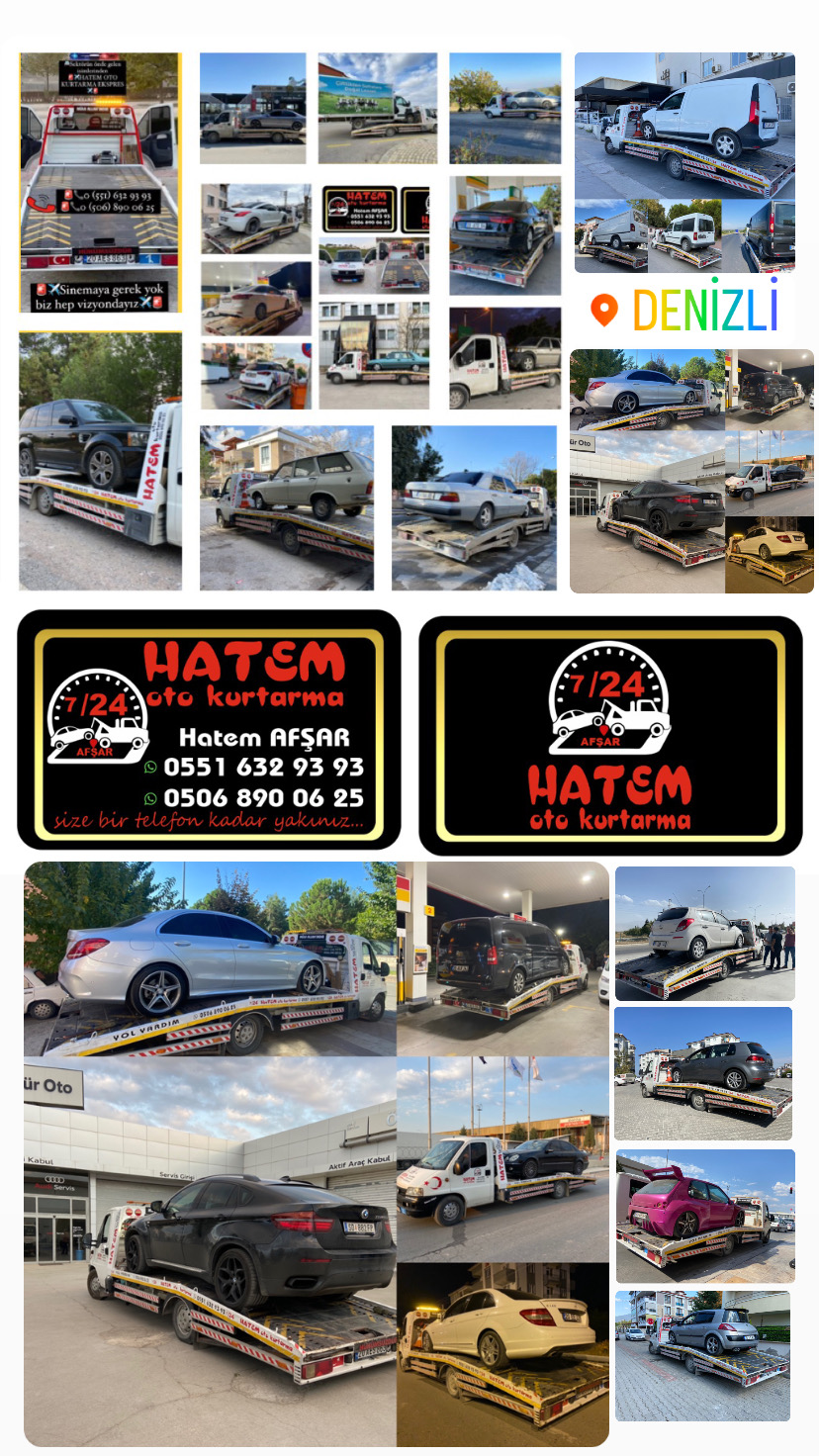 Denizli HATEM OTO KURTARMA,YOL YARDIM,ÇEKİCİ HİZMETİ